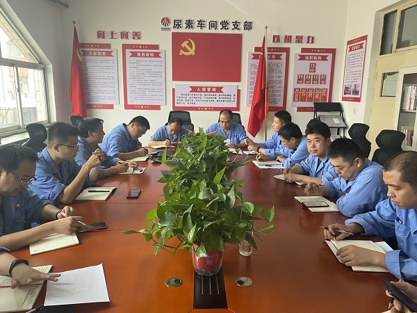 9月11日，公司总工程师马军忙参加尿素车间三季度组织生活会.jpg