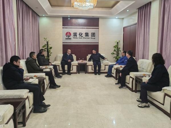 中国农业发展银行陕西省分行副行长李龙一行到公司座谈交流