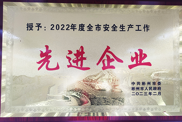 2月27日彬州公司荣获彬州市2022年度安全生产先进企业(副图）.jpg