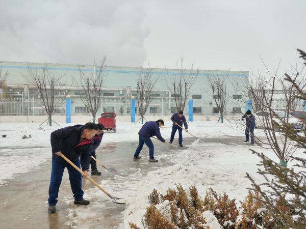 陈阳和电仪分部员工一起清除道路积雪.jpg