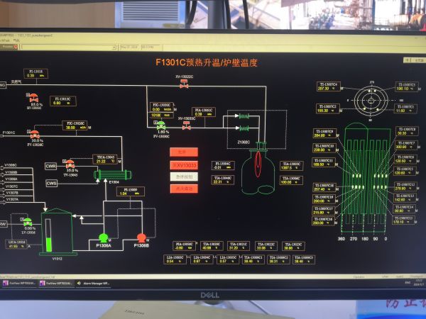 图2 5月7日，3号气化炉升温实时画面。.jpg